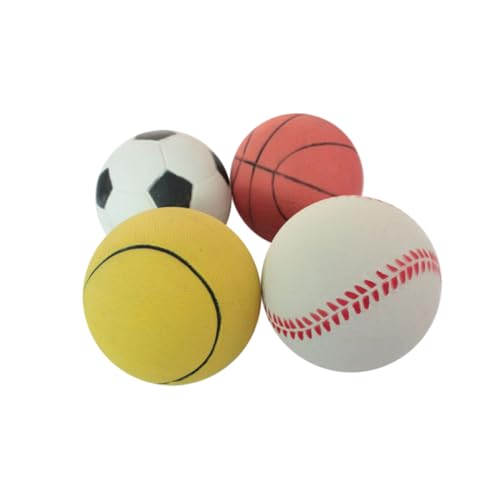 BESPORTBLE Bounce Balls Für Hunde Robuste Interaktive Hundespielzeuge 63mm Größe Perfekt Für Training Und Basketball Fußball Tennisball Und Baseball Je von BESPORTBLE