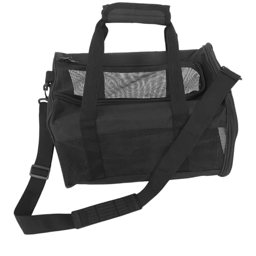 BESPORTBLE Diagonale Haustiertasche Süßes Tier Kleine Beutelbrosche Kleintiere Tragen Taschen Kleine Tragetaschen Für Hunde Tragetaschen Für Kätzchen Tragetaschen Für Katzentaschen Netz Black von BESPORTBLE