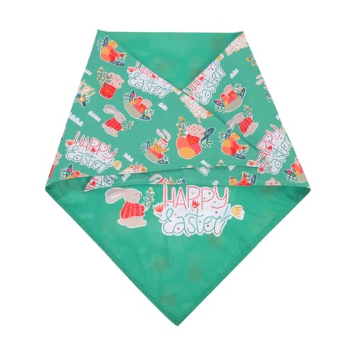 BESPORTBLE Dreieckstuch Für Haustiere Haustier Trockner Kühlweste Für Haustiere Pfotenbalsam Hundespielzeug Autositz Für Hunde Kühlendes Hundebandana Bandana Für Hunde Kragen Polyester Green von BESPORTBLE