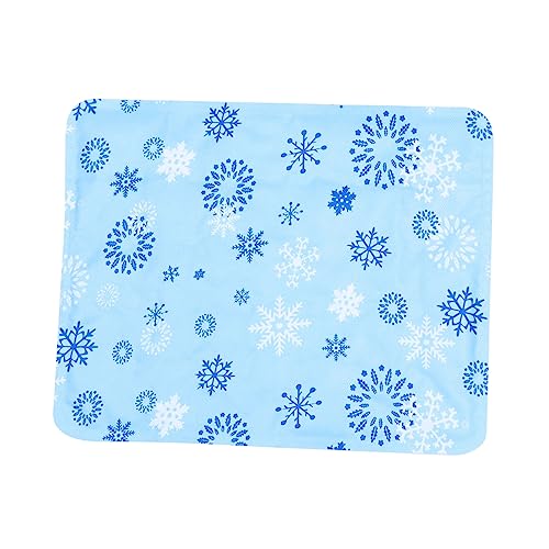 BESPORTBLE Eismatte für Haustiere Kühlendes Hundebett Haustierkühlmatte für Hunde Haustiermatte Gel kühlpads Gel kühlkissen langlebige Kühlmatte Bettmatte für Haustiere PVC- Blue von BESPORTBLE