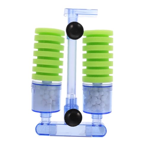 BESPORTBLE Filter für Fischbecken innenfilter außenfilter Biofilter Aquarium Pump Wasserfilter für Fische Haustier Zubehör für Aquarienfilter Algen Schwammfilter Aquariumzubehör Plastik Blue von BESPORTBLE