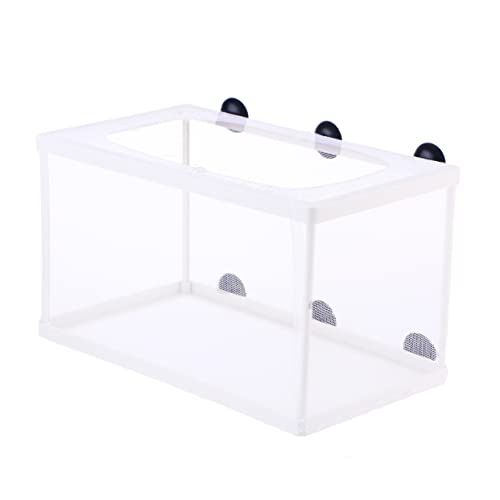 BESPORTBLE Fischnetz Fischzuchtnetz groß Netz Lebende Aquarienpflanzen Zuchtbecken Tropf-Akklimatisierungs-Kit hatchamals Aquarium Zuchtbox Fischbrutkasten Fischzüchter Netz von BESPORTBLE