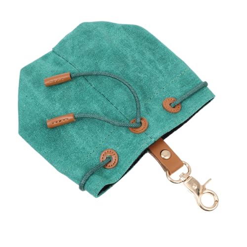 BESPORTBLE Futterautomat für Haustiere hundefutterbeutel Dog Treat Bag tragbare Wandertasche Bausatz Taschen Fanny miserabel Beutel für Hundefutter Verschleißfeste Snacktasche Segeltuch Green von BESPORTBLE