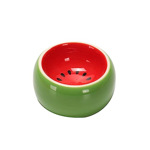 BESPORTBLE Futternapf für Haustiere tränkebecken wasserbecken Base-Heavy Bowl Compact Food Bowl Green Food Bowl Hamster Meerschweinchenfutter-Wassernapf Keramiknapf für Haustiere Haustiernapf von BESPORTBLE