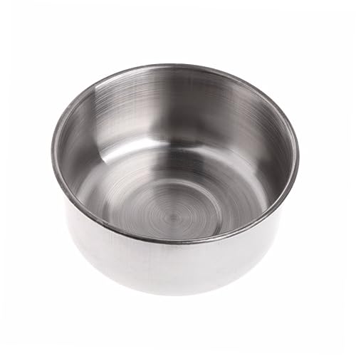 BESPORTBLE Papagei Haustier Hund Edelstahl Futternapf Käfig Wasser Becken Vogel Futternapf 12cm Rand Hause Dekorative Schüssel von BESPORTBLE