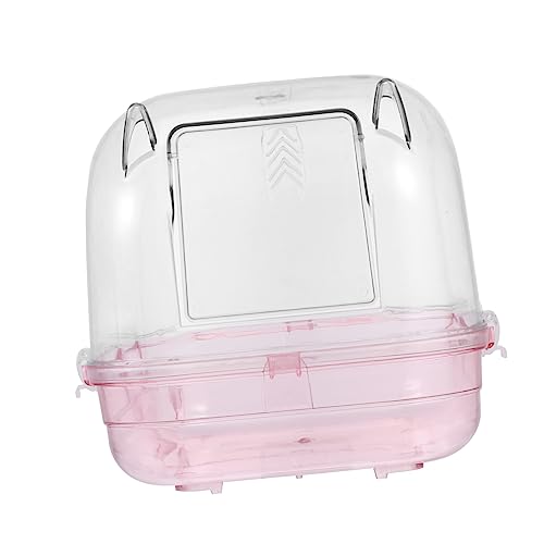 BESPORTBLE Hamster Badezimmer Hamster Haustier Badebehälter Hamster Badewanne Hamster Sandbad Behälter Kleine Haustier Toilette Transparentes Meerschweinchen Badebecken Hamster von BESPORTBLE