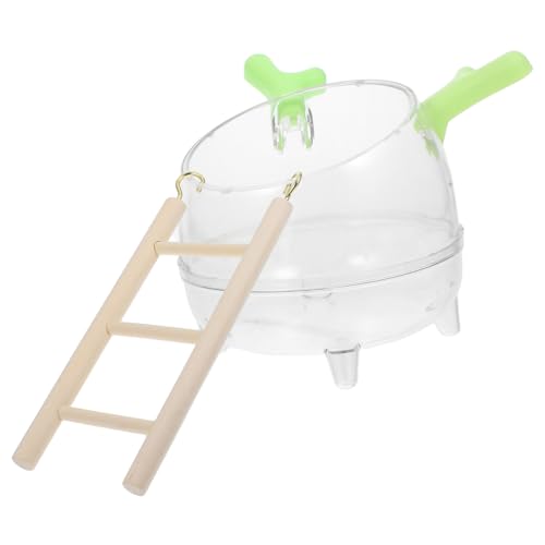 BESPORTBLE Hamster Badezimmer Toilette Zubehör Hamster Staubsammler für - Sandbadhamster Hamsterpflege-Set Sandbadpfanne Sandbadbehälter für Hamster das Haustier von BESPORTBLE