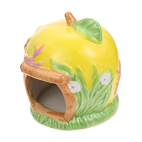 BESPORTBLE Hamster Nest aus Keramik Käfig Meerschweinchen Rampe Hamster Pilz Hund Hamster Schlafhaus Hamster Versteck Haustier-Schlafnest aus Keramik Sommer kleines Haustiernest von BESPORTBLE