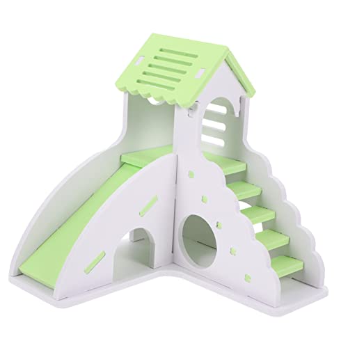 BESPORTBLE Hamster-Spielzeug Leiter für Hamster Meerschweinchenhaus Hasenrampe Hamster Spielzeug hamsterspielzeug kreatives Hamsterversteck Versteck auf der Hamsterleiter PVC Light Green von BESPORTBLE