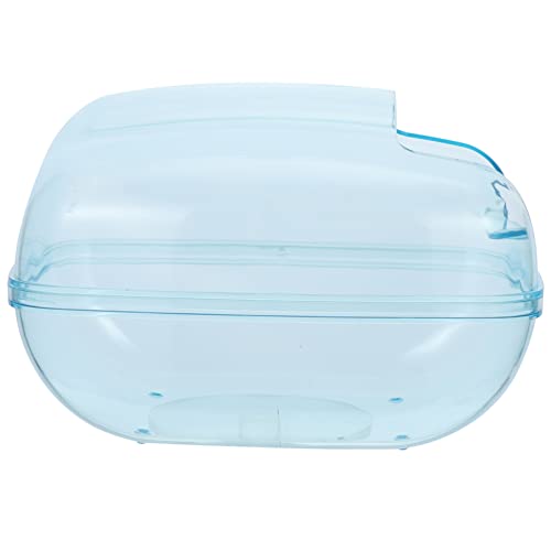 BESPORTBLE Hamster Toilette Schwimmbad Haustier Stall Hamster Badesand Käfig Tragbar Waschen Container Bidet Hamster Töpfchen Wasserhahn Chinchilla Wurf Tierbad Transparent Plastik von BESPORTBLE