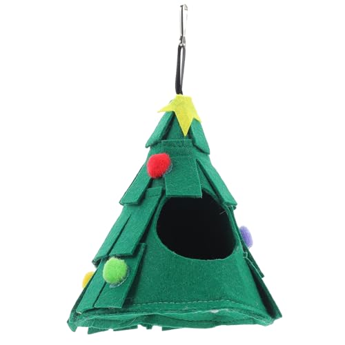 BESPORTBLE Hamster-weihnachtsnest Hamster Warmes Bett Für Kleine Haustiere Igel Bett Hamster Hängt Igelnest Hamster Hängekäfig Schlafhängematte Für Haustiere Kleine Tierhöhle Filzstoff von BESPORTBLE