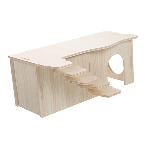 BESPORTBLE Holz Chinchilla Nest Haustier Hamster Hideaway Holz Leiter für Hamster Spielzeug von BESPORTBLE