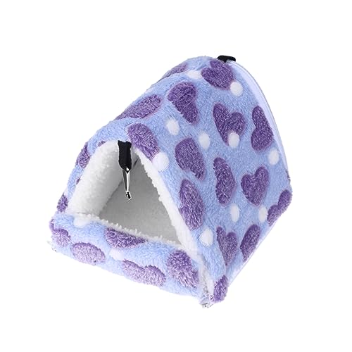 BESPORTBLE kleines Tierbett Mini-Baumwollnest für Haustiere meerschweinchen Bett Ratten haustierbett pet bed Hamster Schlafsack Haustier warmes Igel Kleine Tiere Schweinekäfig Violett von BESPORTBLE