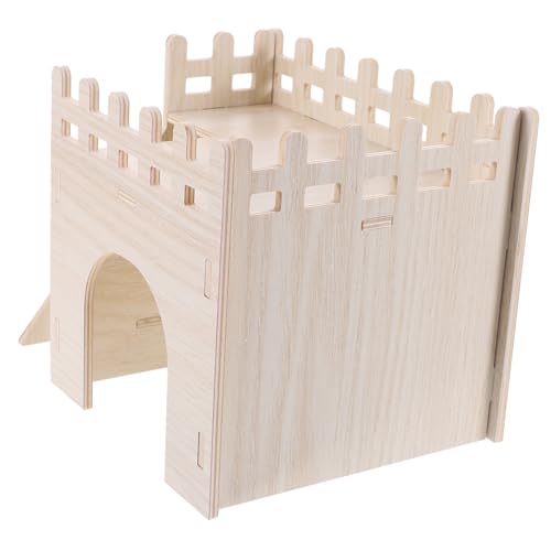 BESPORTBLE Hamsterversteck Aus Holz Meerschweinchenspielzeug Kauspielzeug Leiter Kletterspielzeug Aus Holz von BESPORTBLE