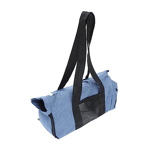 BESPORTBLE Handtasche pet Backpack Hunde transporttasche Haustiertragekoffer Haustierträger Reise hundetasche Reisetaschen tragbare Hundetasche Nagelschneidetasche für Welpen Polyester Blue von BESPORTBLE