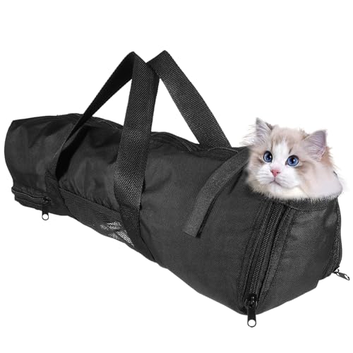 BESPORTBLE Haustier-Katzentasche Tasche zum Schneiden von Katzennägeln Fellpflegetasche für Haustiere Katze Tragetasche Katzen transporttasche Katzen-Badetasche, Katzen-Waschtasche von BESPORTBLE