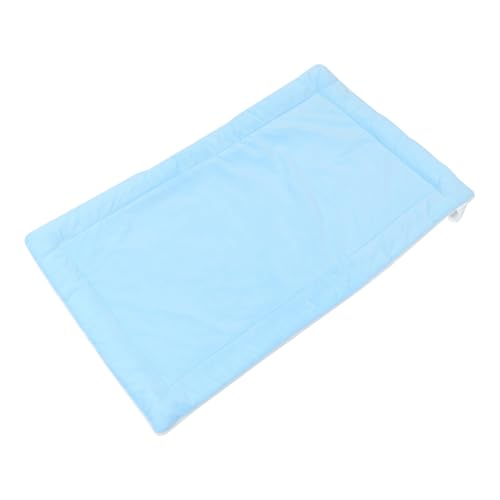 BESPORTBLE Haustier-Plüschdecke Schlafbett für warme Kissen warme Hundedecken Bettmatratze Heimtierbedarf haustierbett pet Bed Ruhematte für Haustiere einfache Hundematte Polyester Blue von BESPORTBLE