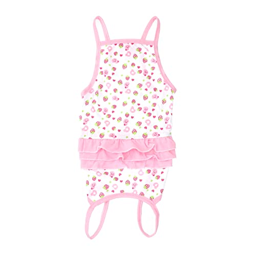 BESPORTBLE Strawberry Printed Dog Dress Sommerliche Hundekleidung Aus Baumwolle Süßes Rosa Tutu Mit Trägern Für Kleine Hunde Xs Für Besondere Anlässe Und Fotoshootings BESPORTBLE Strawberry Printed Dog Dress Sommerliche Hundekleidung Aus Baumwolle Süßes Rosa Tutu Mit Trägern Für Kleine Hunde Xs Für Besondere Anlässe Und Fotoshootings von BESPORTBLE