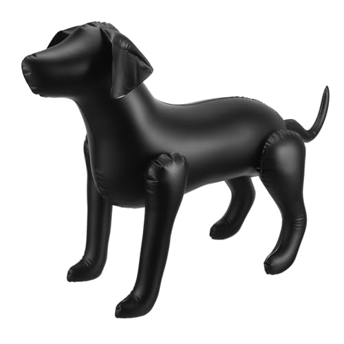 BESPORTBLE Haustierbekleidungsmodell Aufblasbarer Hund Aufblasbares Hundemodell Stehendes Modell Einer Hundeschaufensterpuppe Stehende Hundeschaufensterpuppe Hundemodelle Hund Kleid Form PVC von BESPORTBLE