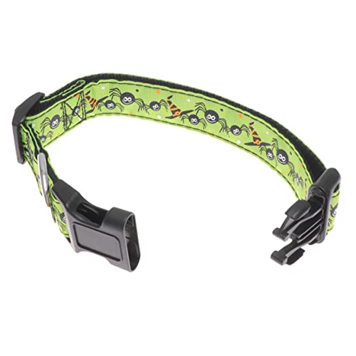 BESPORTBLE Haustierhalsband Halloween-Accessoires verstellbare Welpenhalsbänder Kätzchen Zubehör Halloween Haustierdekoration Halloween Haustierzubehör Hundegeschirr Haustier-Halskette Nylon von BESPORTBLE