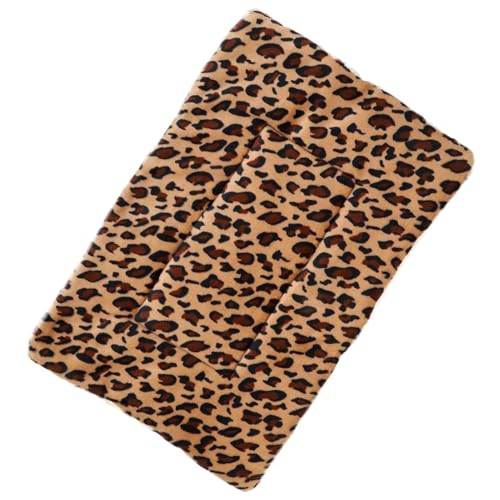 BESPORTBLE Haustiermatte Hundewurfdecke warme Decke für Hunde und Katzen Schlafunterlage Haustierdecke Animal Polster Animal Blanket wolldecke Katzensofadecke Hund Katze Decke Tuch Leopard von BESPORTBLE