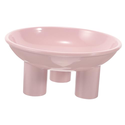 BESPORTBLE Haustiernapf pet Water Bowl pet Bowl Haustierfutterbehälter Katzen-Schüssel futterschalen für Katzen geneigte Futternäpfe für Katzen schöne Welpenschüssel Futternapf Plastik Rosa von BESPORTBLE