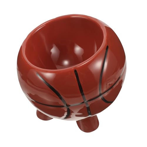 BESPORTBLE Stilvolles Basketball-Design Keramik-futternapf für Haustiere Futter- und Wassernapf-Set Keramik-futternapf für Haustiere von BESPORTBLE