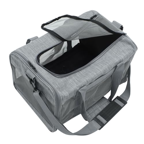 BESPORTBLE Haustiertasche Tragetasche Für Katzen Transportbox Für Katze Katzenhalter Katzenbehälter Hasenträger Atmungsaktive Katzentragetaschen Transportboxen Für Haustiere Grey Kation von BESPORTBLE