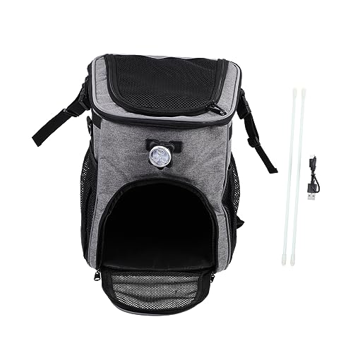 BESPORTBLE Haustiertasche Umhängetasche Hundeträger Haustierbehälter Faltbare Einkaufstasche Faltbare Reisetasche Zubehör Für Fahrräder Fahrradtasche Für Haustiere Reisetaschen Polyester Grey von BESPORTBLE