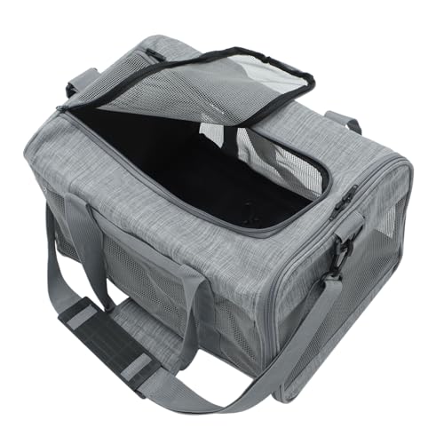 BESPORTBLE Haustiertasche tiertransporttasche hundekäfig hundekafig Tragetasche für Katzen atmungsaktive Katzentasche hundekotbeutel atmungsaktive Katzentrage hundetasche träger Netz Grey von BESPORTBLE