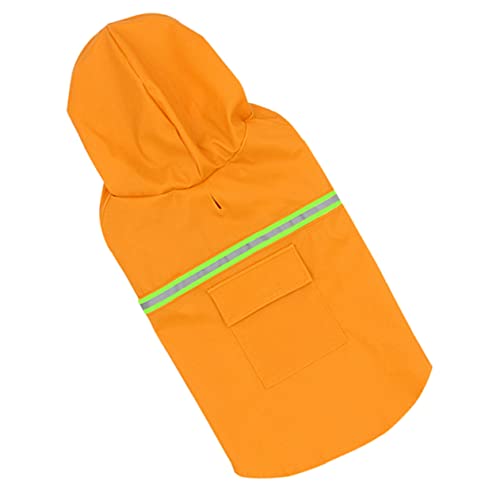 BESPORTBLE Hund Regenmantel Hunde regencape hunderegenmantel täglicher Regenmantel für Hund Chihuahua-Kleidung Regenjacke Hunderegenmäntel für große Hunde Regenmantel für Hunde Nylon Orange von BESPORTBLE