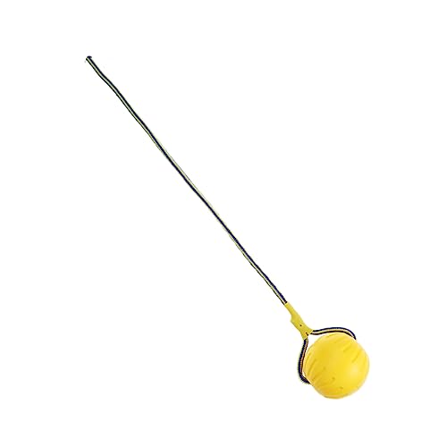 BESPORTBLE Hundeball mit Seil Ballspielzeug für Hunde Zerrspielzeug für Hunde Seil Ball Hundespielzeug Haustier Hundespielzeug mit Seil interaktives Spielzeug Dog Toy Hunde erziehung Yellow von BESPORTBLE