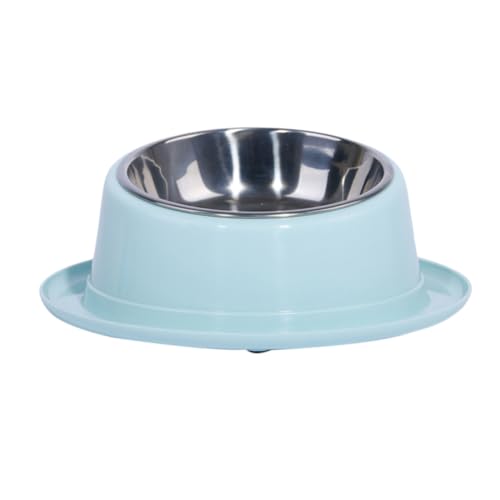 BESPORTBLE Hundefutter pet Supplies tiernahrung Haustierfutter Hunde wasserbrunnen Hundewassernapf kein Verschütten katzennäpfe Futterautomat für Haustiere Futternapf für Haustiere Blue von BESPORTBLE