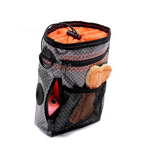 BESPORTBLE Hundeleckerlitasche Für Snacks Und Hochwertige Tragetasche Mit Schultergurt Orange Ideale Snacktasche Für Hundetraining Und Ausflüge von BESPORTBLE