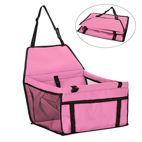 BESPORTBLE Hundesicherheits-Reisetasche Kleine Hundereisetasche Reisetasche Für Hunde Reisetasche Für Welpen Tierauto-Booster Autotasche Für Hunde Haustier Auto Auto-hundetragetasche Rosa von BESPORTBLE