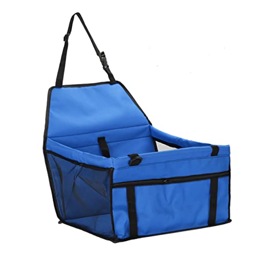 BESPORTBLE Hundesicherheits-Reisetasche Portabicicletas para Auto Auto-hundetragetasche Hundesitze Reisetasche Für Haustiere Welpenträger Autositz Reisetasche Für Hunde Welpengeschirr Blue von BESPORTBLE