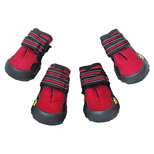 BESPORTBLE Hundestiefel Schuhe für hundepfoten Hunde Schuhe Dog Shoes Haustier-Hundeschuhe Haustierschuhe Stiefel für Hunde atmungsaktiv mittlere bis große Hunde von BESPORTBLE