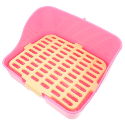 BESPORTBLE Kaninchen Toilette aus Kompakt und Tragbar für Kaninchen und Kleintiere mit Erhöhtem Zaundesign zur Vermeidung von Spritzern Langlebig BESPORTBLE Kaninchen Toilette aus Kompakt und Tragbar für Kaninchen und Kleintiere mit Erhöhtem Zaundesign zur Vermeidung von Spritzern Langlebig von BESPORTBLE