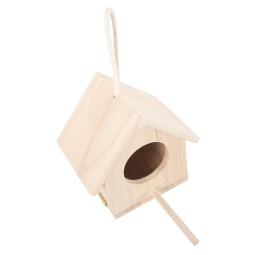 BESPORTBLE Kasten Vogelterrarium Vogelhaus Bausatz Vogelspielzeug für Vogel Fütterer Vogel Tisch Vogelhäuschen vogelkäfig Birdcage Bird cage Sittich Versorgung Vogelnest aus Holz hölzern von BESPORTBLE