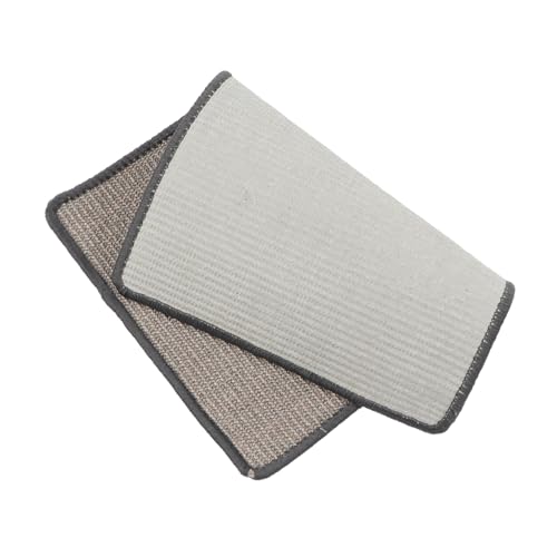 BESPORTBLE Katze Kratzmatte Wurf Kratzkissen Für Haustiere Katzenwand Katzenhaus Teppichmatte Runde Katzenkratzer-nachfüllung Katze Teppich Matte Kratzmatte Für Katzen Kratzen Grey Sisal von BESPORTBLE