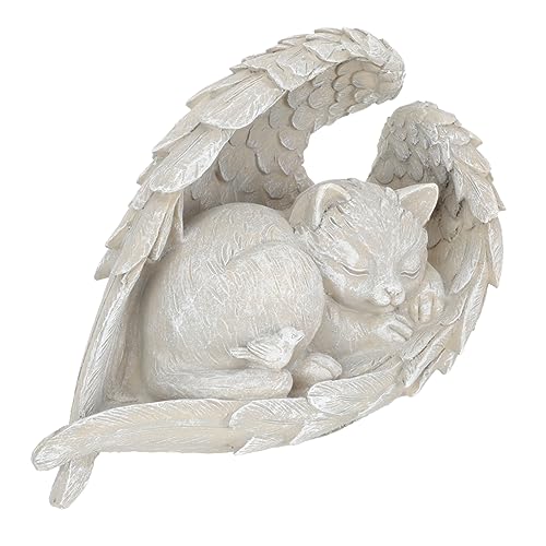 BESPORTBLE Katzen-Gedenkstein aus Harz Grabstein zum Gedenken an EIN Kätzchen Katzen-Gedenkgeschenke grabstein für Katzen katzenangel Haustiergrabstein aus Harz tierstatut Ornament Light Grey von BESPORTBLE