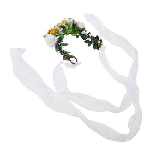 BESPORTBLE Katzenkopfbedeckung Blumen-katzenhalsband Hundeblumenkostüm Haustierhalsband Mit Blumendesign Schönes Hundehalsband Blumenhundekostüm Blumenhalsband Für Katzen Stoff von BESPORTBLE