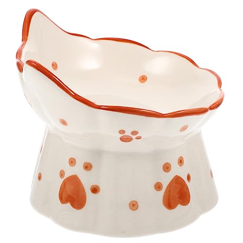 BESPORTBLE Katzennapf Dog Bowl dogbowl Hundenapf katzenfutter unterlage cat Bowl Katzenfutternäpfe erhöht Katzennäpfe für Futter u Futternapf für Katzen Futterautomat für Haustiere Keramik von BESPORTBLE