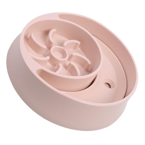 BESPORTBLE Katzennapf pet Feeder pet Supplies hundekot Katzenfutter Slow Feeder für Haustiere Futternapf für Katzen Spielzeug Katzennäpfe Haustier Leckschüssel langsamer Zubringer Rosa von BESPORTBLE