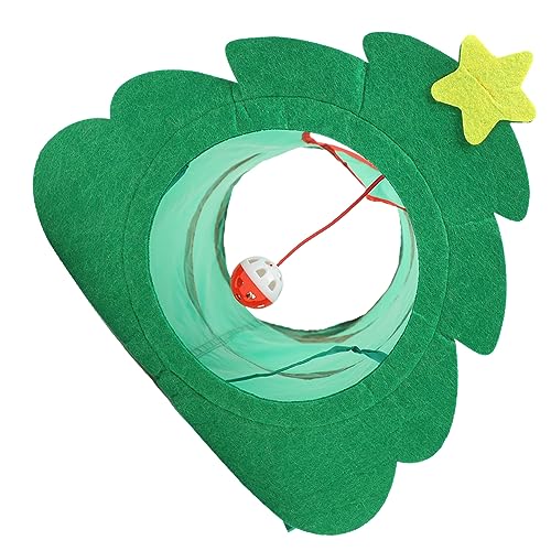 BESPORTBLE Katzentunnel Weihnachtsdekor Kätzchenspielzeug für Den Innenbereich Haustiertunnelspielzeug Im Inneren Bequemes Polyester-katzenzubehör Zum Ausruhen und Spielen BESPORTBLE Katzentunnel Weihnachtsdekor Kätzchenspielzeug für Den Innenbereich Haustiertunnelspielzeug Im Inneren Bequemes Polyester-katzenzubehör Zum Ausruhen und Spielen von BESPORTBLE