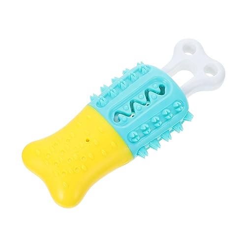 BESPORTBLE Kauende Hundezahnbürste für Haustiere Hundekauen Quietschendes Hundespielzeug Interactive Dog Toys Dog chew Toy Kühlendes für den Sommer Zähne sauberer Blue von BESPORTBLE