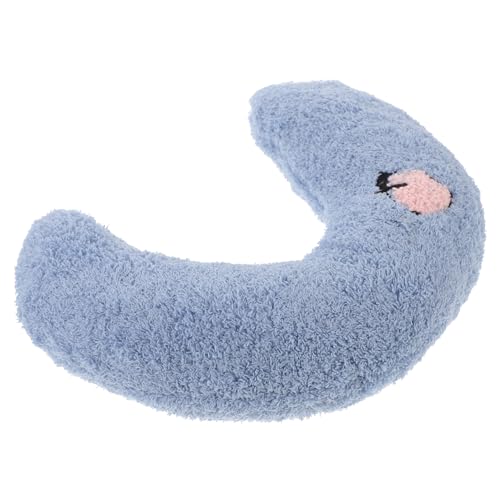 BESPORTBLE Kissen für Katzen Cute Pillow Lovely Pillow katzenschlafplätze Katzen Pflege Cats Toys Spielzeug katzenklo entzückendes Katzenkissen Nackenkissen für Haustiere Flanell Blue von BESPORTBLE