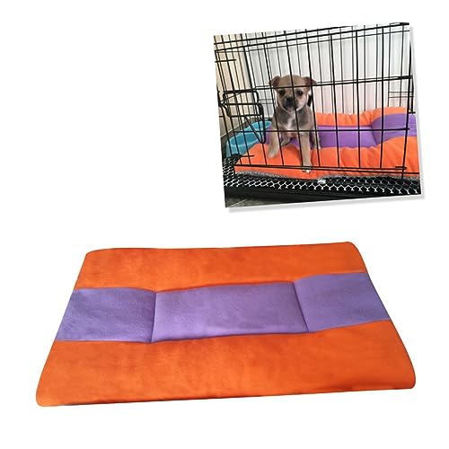 BESPORTBLE Kissenbett für Haustiere haustierdecke pet Supplies Haustierartikel Hunde bettchen hundebeet Hunde Liege dogbed Chihuahua-Bett Haustier matratze Haustiermatte Decke für Hund Orange von BESPORTBLE