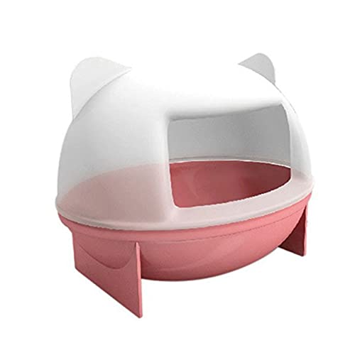 BESPORTBLE Kleines Tierbad Kleintier Toilette Dekor Chinchilla-Badezimmer Meerschweinchen Versteck Badewanne Rattenbad Häschen Badehaus Schmücken Sandkasten Hamster Rosa von BESPORTBLE