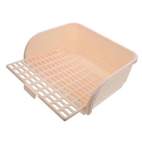 BESPORTBLE Kleintier Ecktoilette aus Robustem Töpfchen für Kaninchen Meerschweinchen und Chinchilla rutschfest Langlebig mit Abgerundeten Kanten für Innenbereich und Garten Trainingstool BESPORTBLE Kleintier Ecktoilette aus Robustem Töpfchen für Kaninchen Meerschweinchen und Chinchilla rutschfest Langlebig mit Abgerundeten Kanten für Innenbereich und Garten Trainingstool von BESPORTBLE